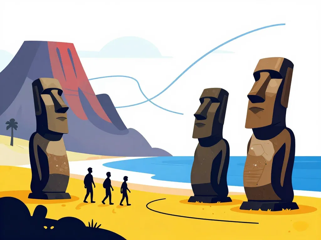 Exploration activités et paysages autour de Hanga Roa Island sur l’île de Pâques