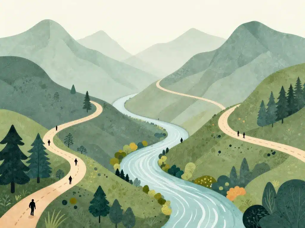 Sentiers randonnée sierra nevada autour pampaneira