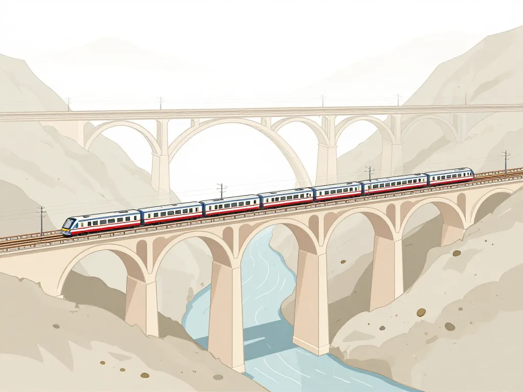 structure double niveau viaduc de cize sur rivière