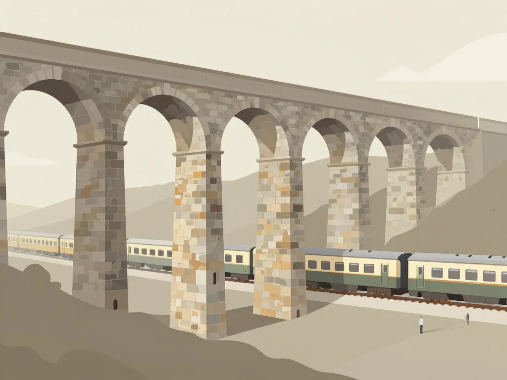 structure viaduc de fermanville arches maçonnerie patrimoine