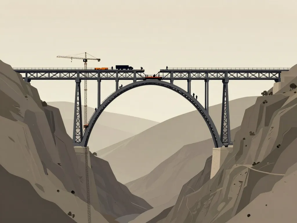 viaduc du viaur construction schéma technique