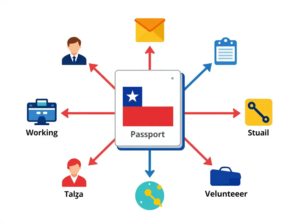 diagramme visa chili types de visa