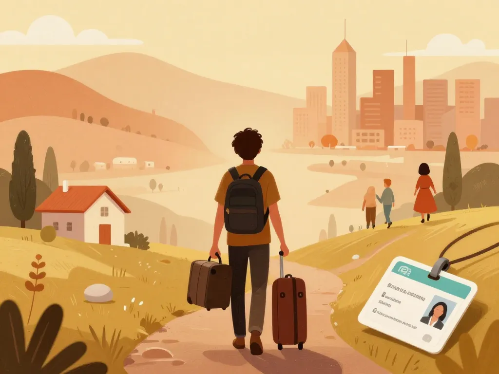 scène intégration visa chili paysage