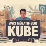 illustration avis négatif sur Kube avec lecteur et livres