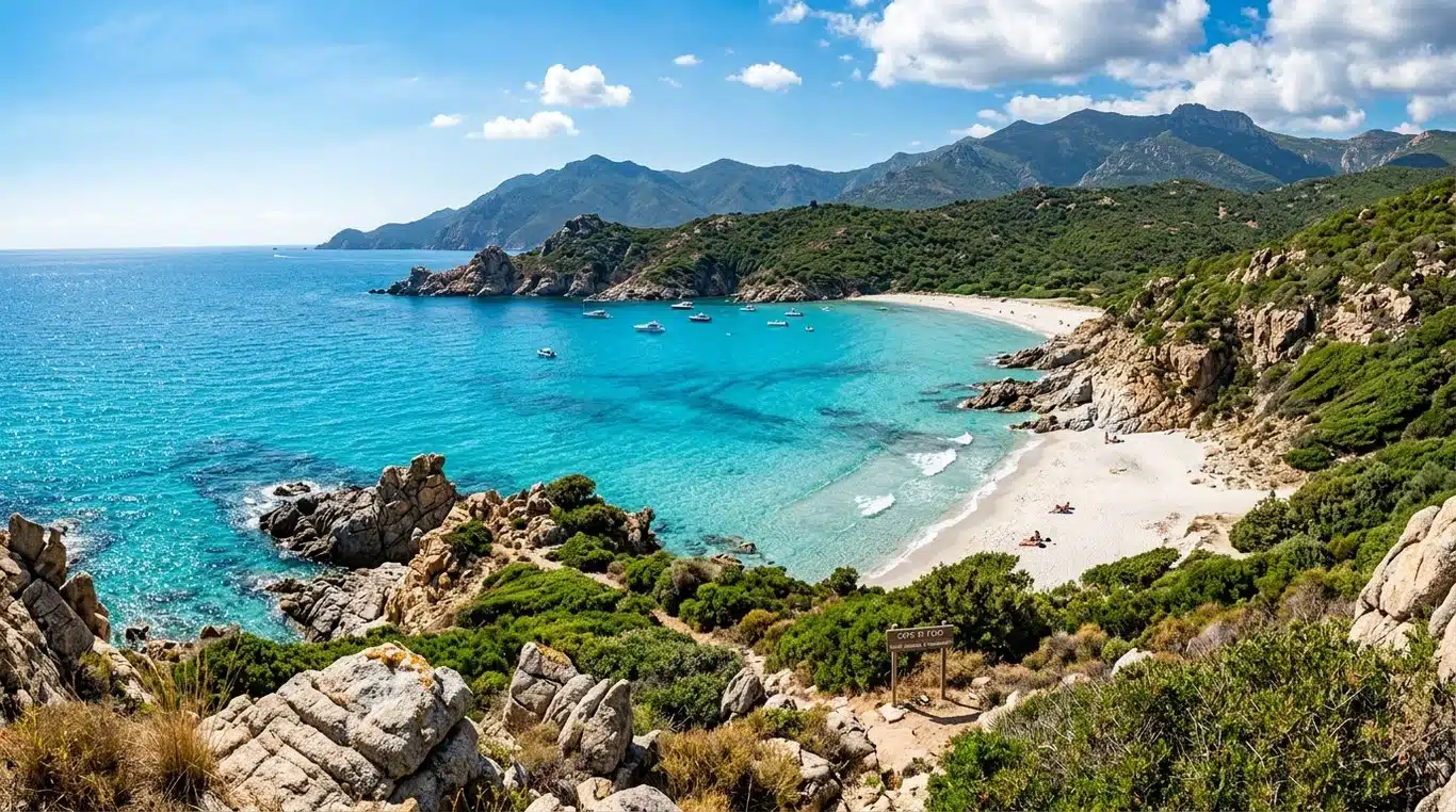 Plage sauvage de Capo di Feno en Corse