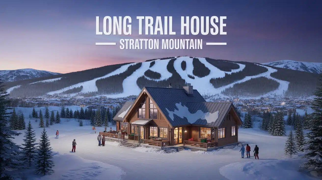 Chalet Long Trail House Stratton Mountain en bois chaleureux