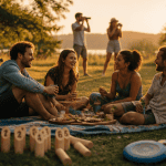 activités à faire entre amis dehors pique-nique et jeux