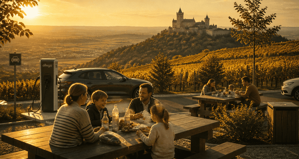 aire haut koenigsbourg vue vignobles famille