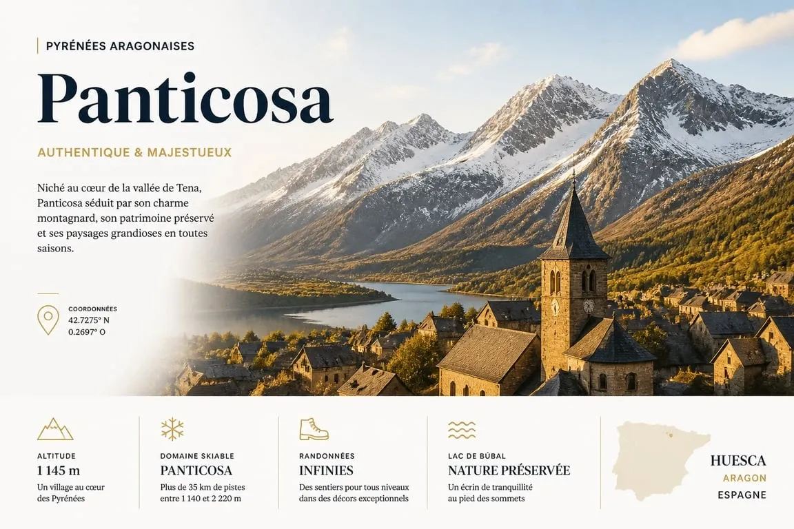 Village de montagne de Panticosa dans les Pyrénées aragonaises