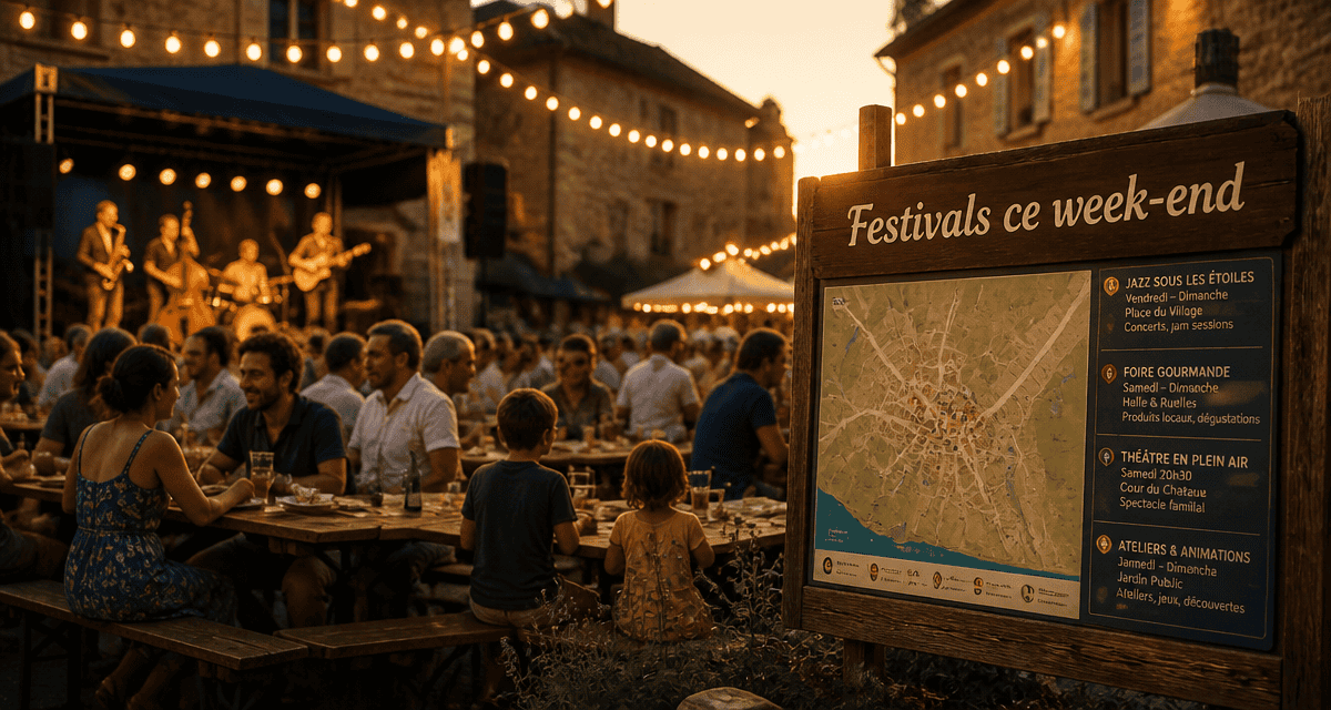 Festival ce week-end autour de moi avec familles et carte interactive