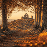 Mont Gargan chapelle ruines panorama