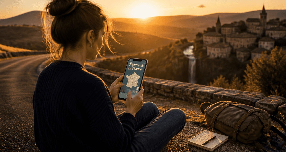 pépites de france femme smartphone campagne