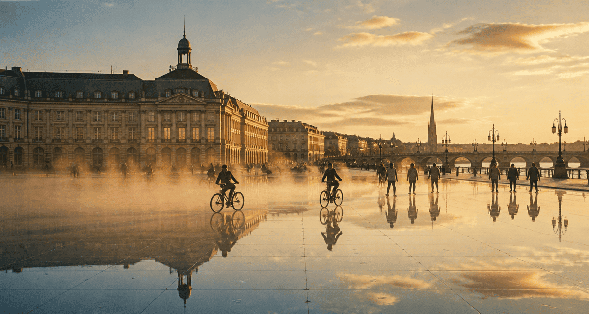 que faire à bordeaux aujourd'hui gratuit place de la bourse miroir d'eau