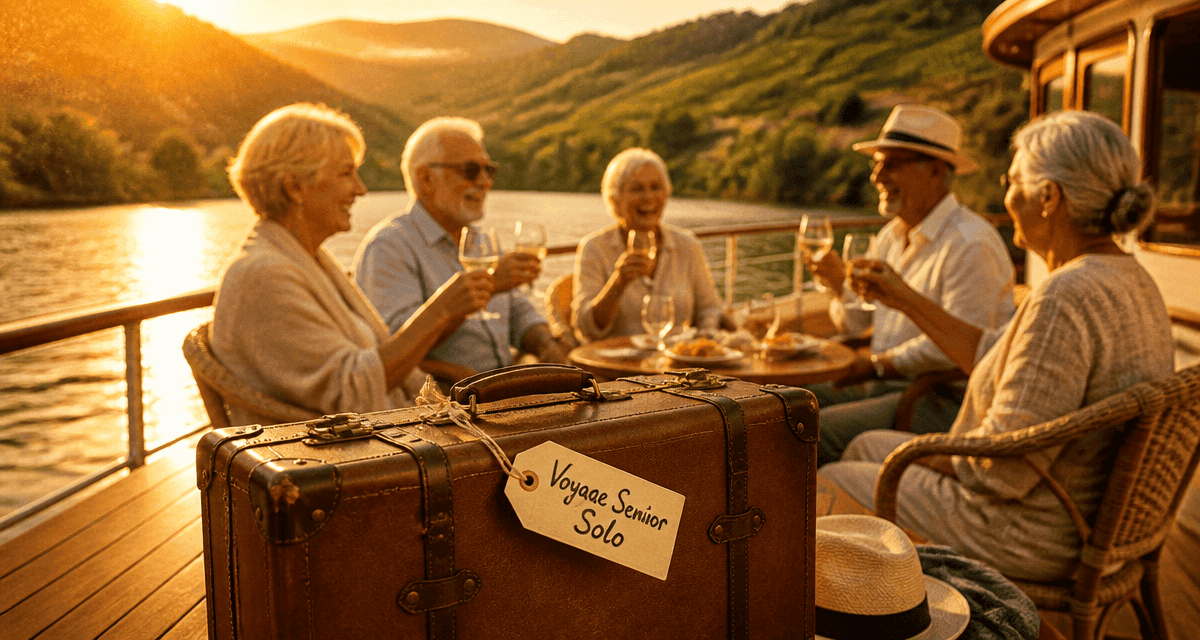 voyages organisés pour personnes seules 60 ans seniors apéritif bateau