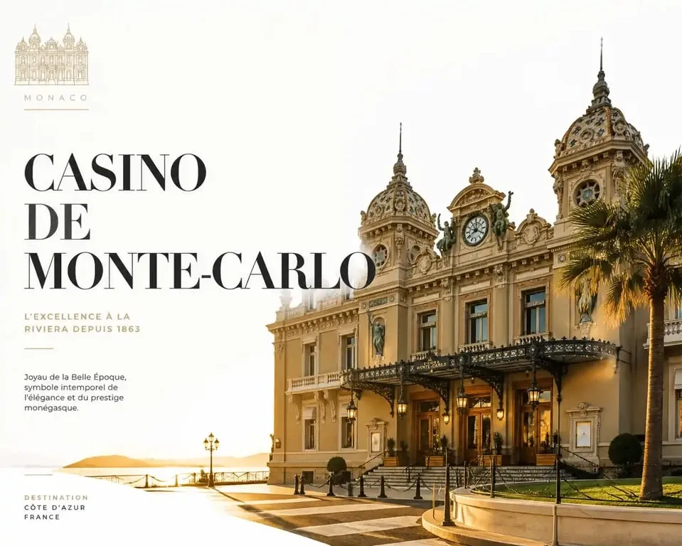 Casino de Monte-Carlo, incontournable à visiter lors d'un séjour à Monaco