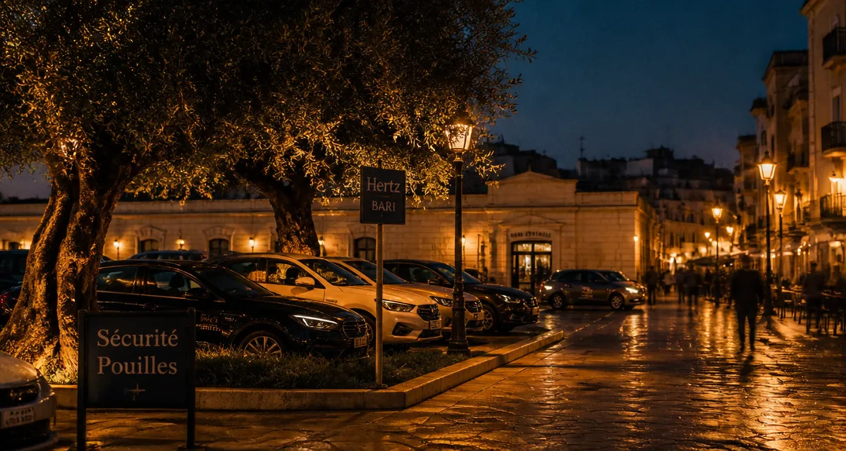 les pouilles dangereux parking surveillé bari