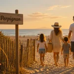 perpignan plage centre ville promenade famille