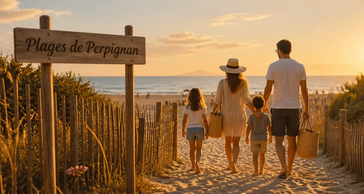 perpignan plage centre ville promenade famille
