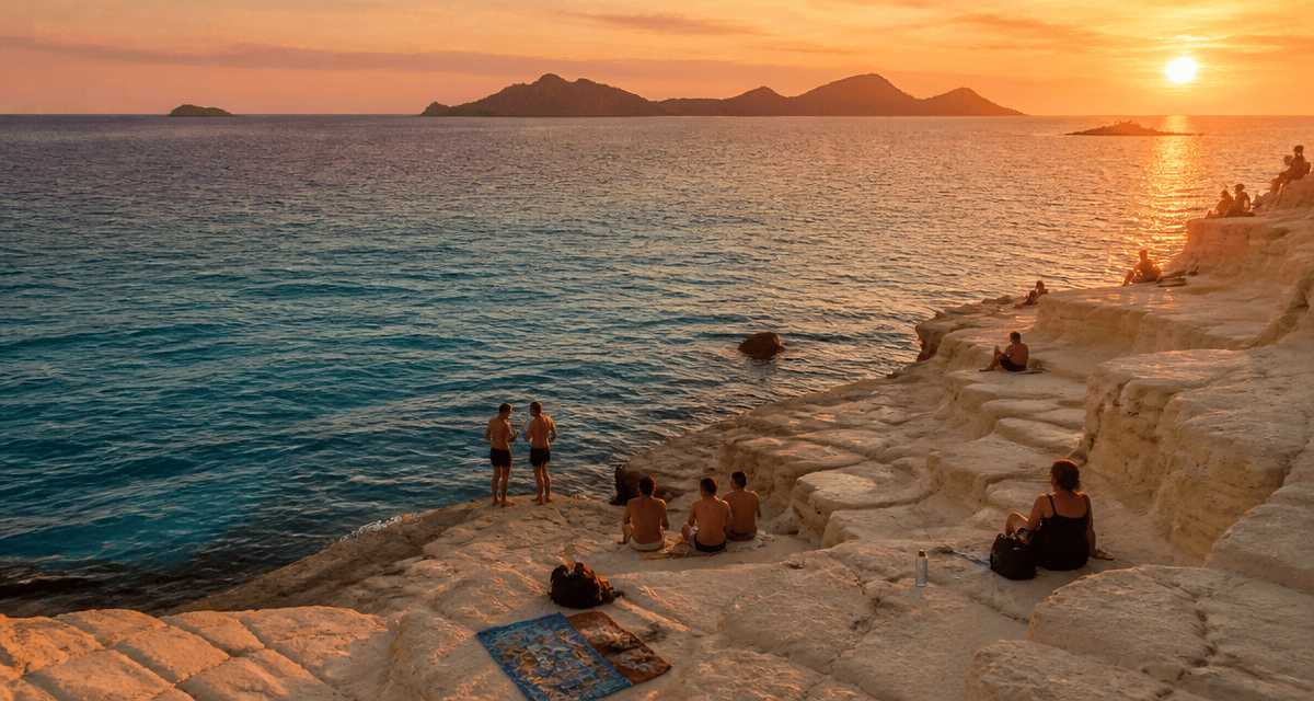 plage du petit nice marseille rochers blancs mer turquoise