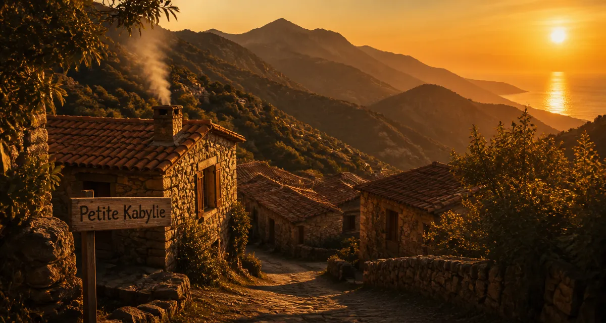 village petite kabylie montagne babors
