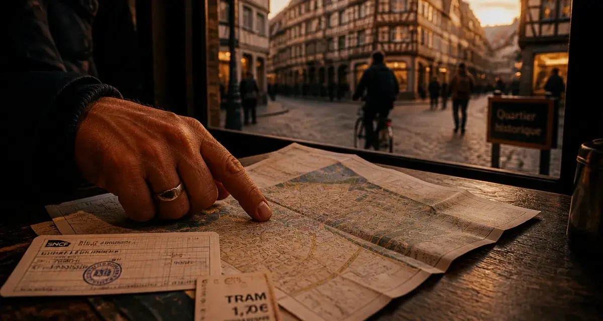 Ville à visiter : quartier historique européen, billet train et tram