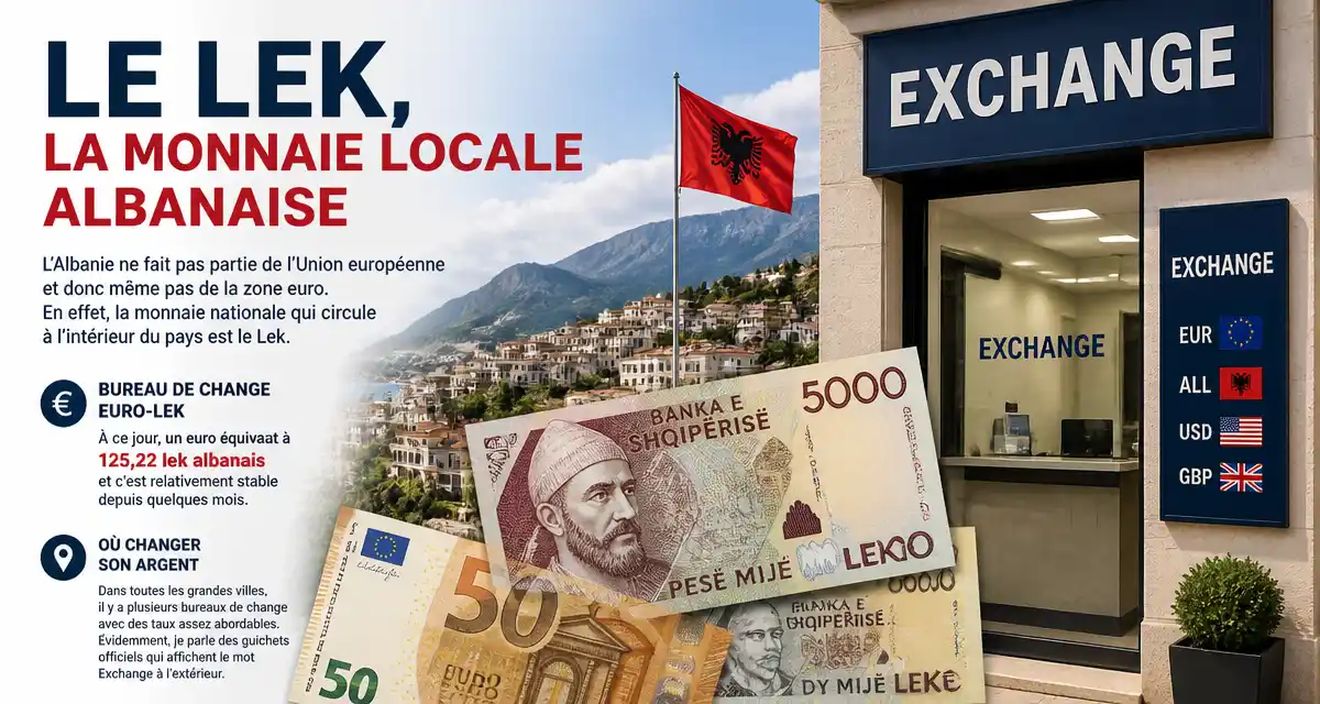 LE LEK, LA MONNAIE LOCALE ALBANAISE