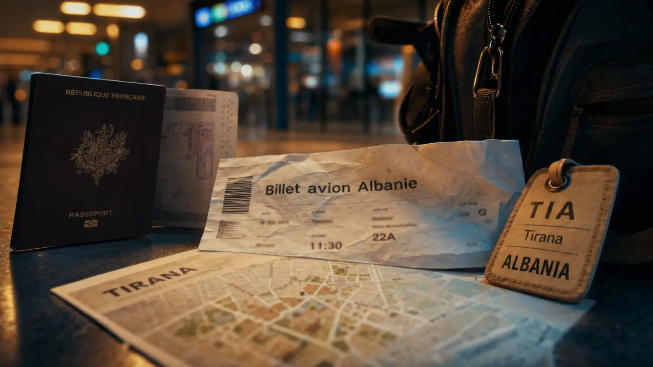 Billet avion Albanie vers Tirana en 2 h 34