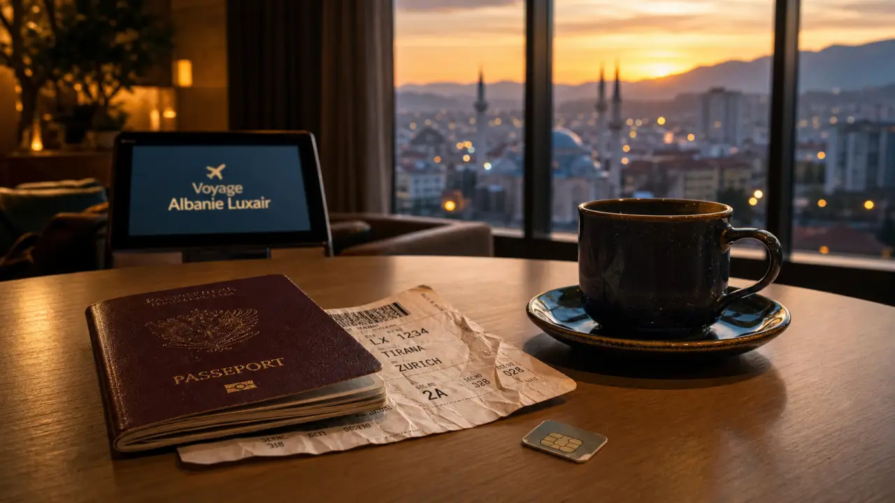 Voyage albanie luxair vers Tirana : passeport, billet et carte SIM avant de réserver