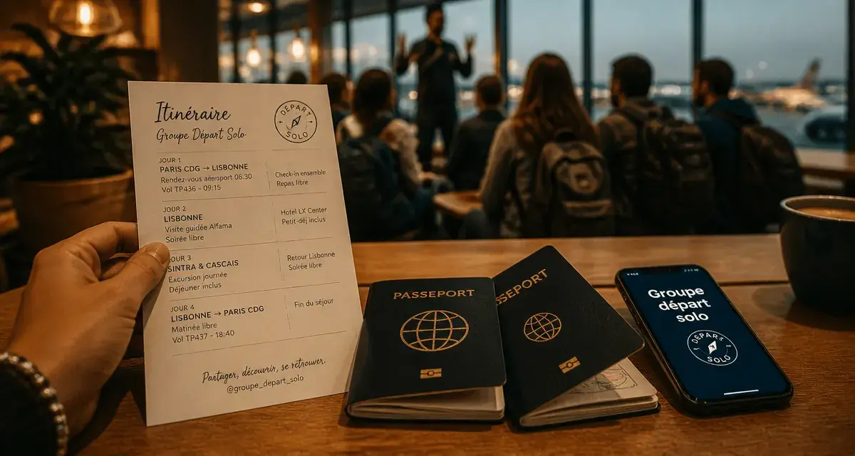 Voyage solo en groupe : départ solo en toute sécurité