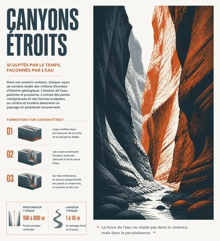 Progression technique dans les canyons étroits d'Albanie.