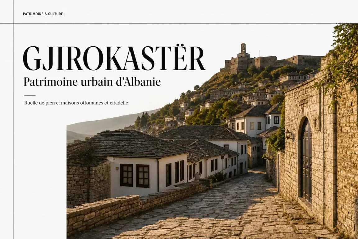 Albanie activités : découverte de Gjirokastër entre ruelles de pierre et citadelle