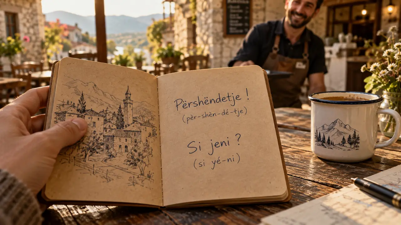 Bonjour en albanais : « Përshëndetje ! »