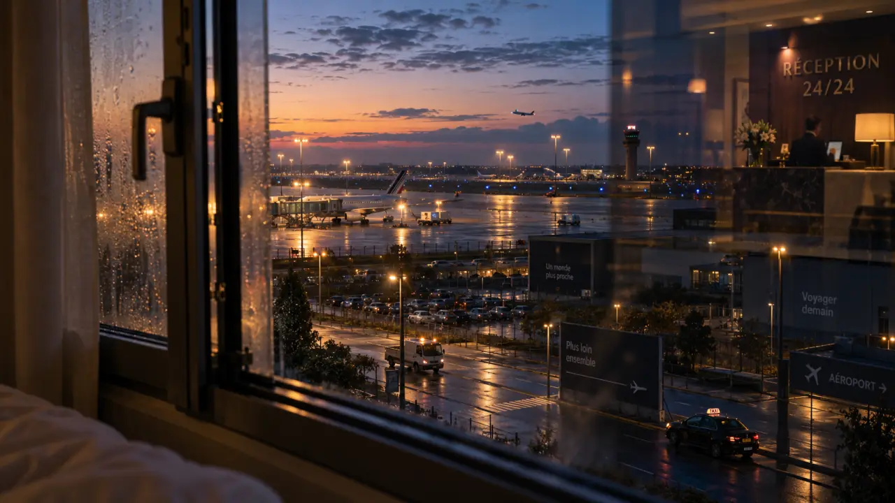 hotel airport tirana albanie : chambre avec vue sur l’aéroport