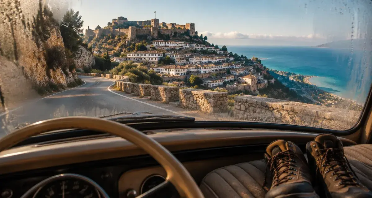Road trip Albanie 1 semaine : citadelle de Berat, route de montagne et mer turquoise