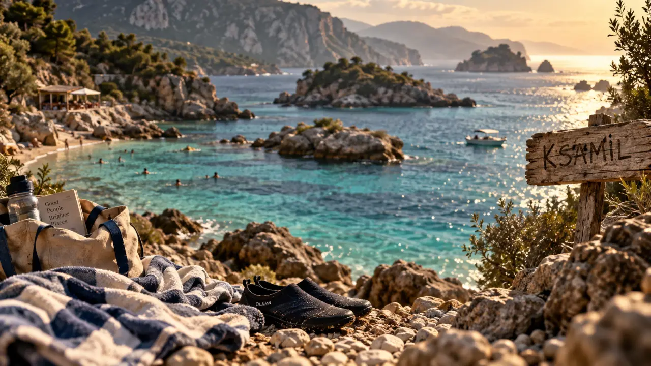 Tirana Albanie plage paradisiaque : eaux turquoise de Ksamil